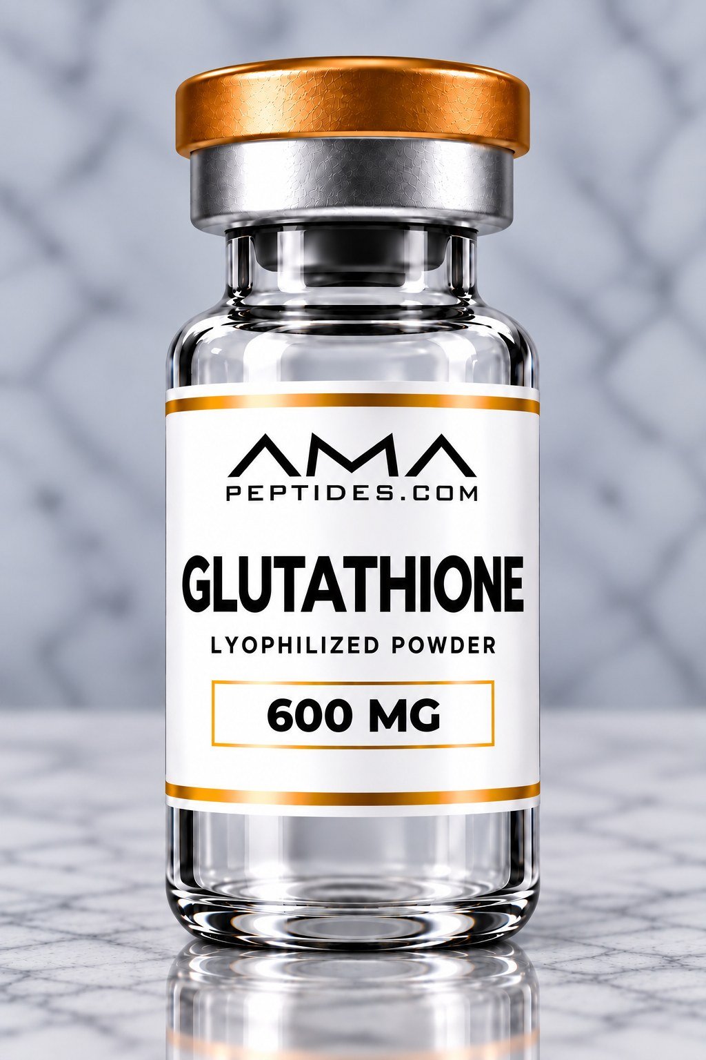 AMA Peptides Glutathione vial, 600 mg